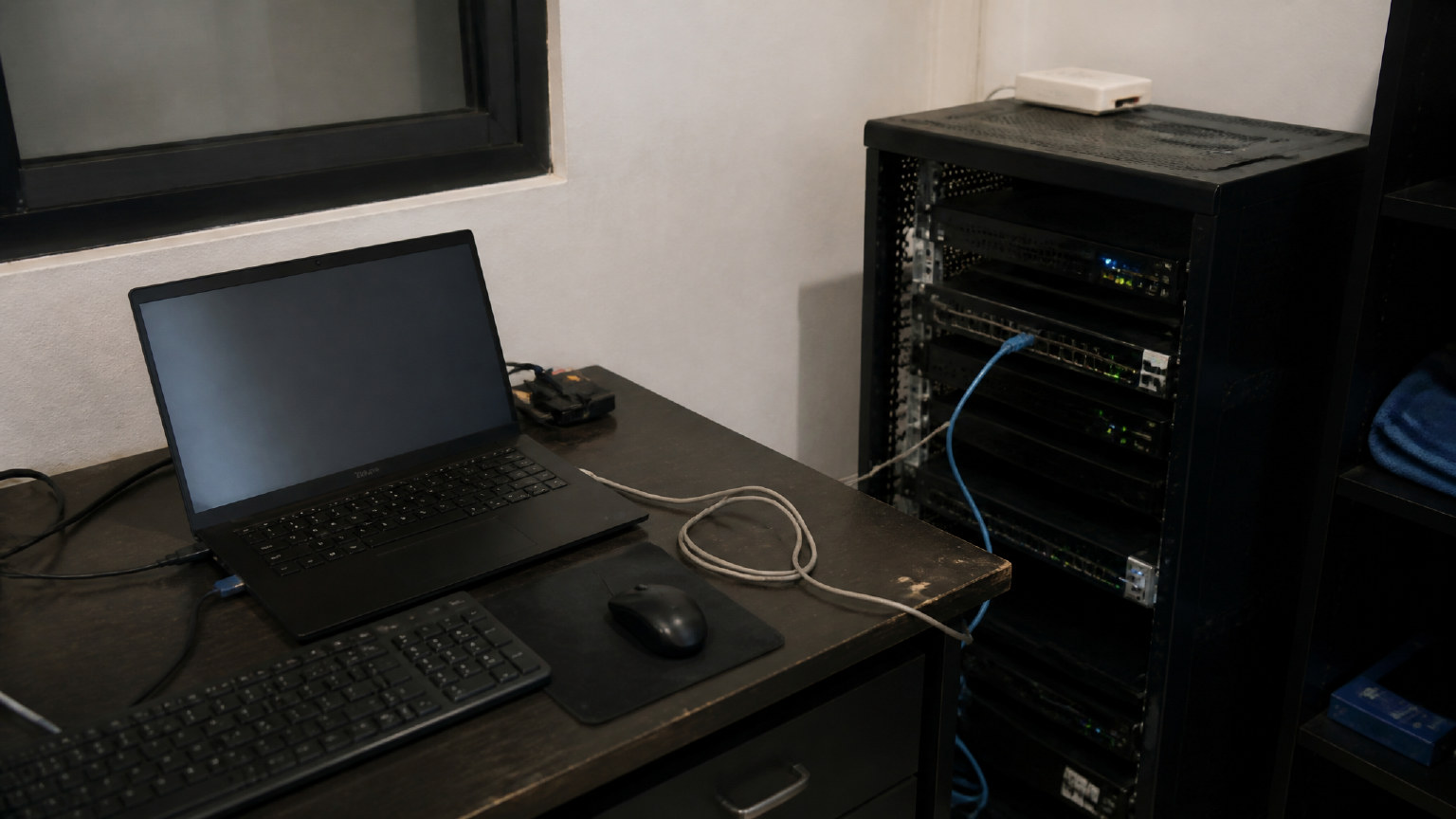 Browser relay setup in a workspace corner