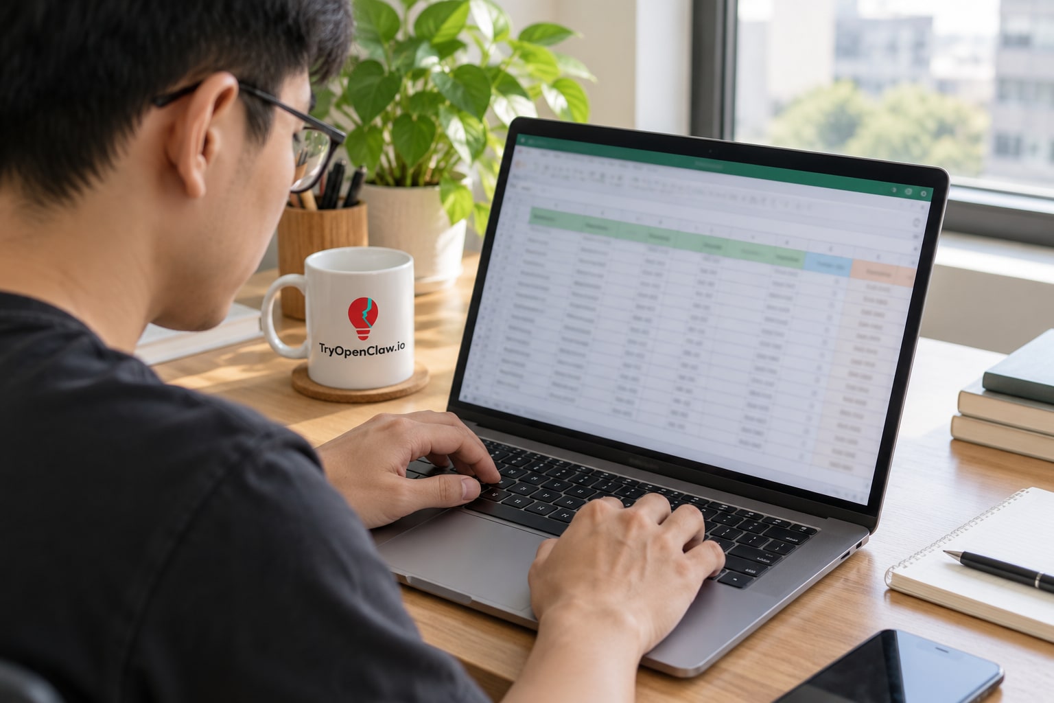 Chuẩn bị file Excel trước khi giao việc cho AI